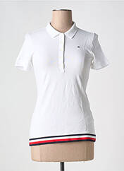Polo blanc TOMMY HILFIGER pour femme seconde vue