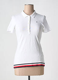 Polo blanc TOMMY HILFIGER femme