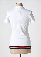 Polo blanc TOMMY HILFIGER pour femme seconde vue