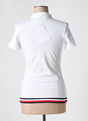 Polo blanc TOMMY HILFIGER femme