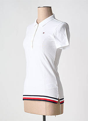 Polo blanc TOMMY HILFIGER femme