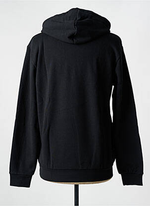 Sweat-shirt à capuche col rond noir ADIDAS homme