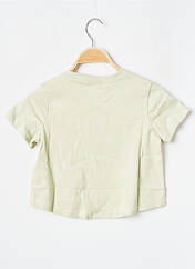 T-shirt vert NIKE pour fille seconde vue