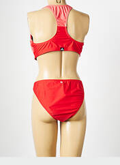 Maillot de bain 2 pièces orange ADIDAS pour femme seconde vue