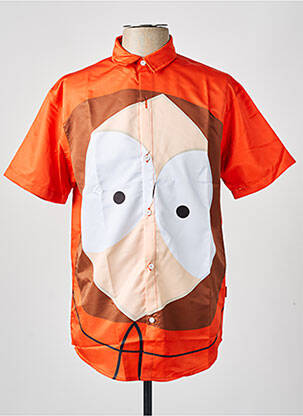 Chemise manches courtes orange TEALER homme