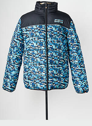 Doudoune col col montant bleu ELLESSE homme
