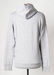 Sweat-shirt à capuche gris JACK & JONES pour homme seconde vue