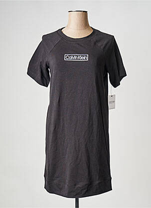 T-shirt col rond noir CALVIN KLEIN femme