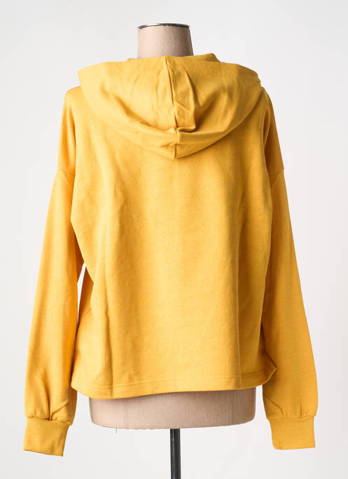 Sweat-shirt à capuche jaune KNOWLEDGE COTTON APPAREL femme