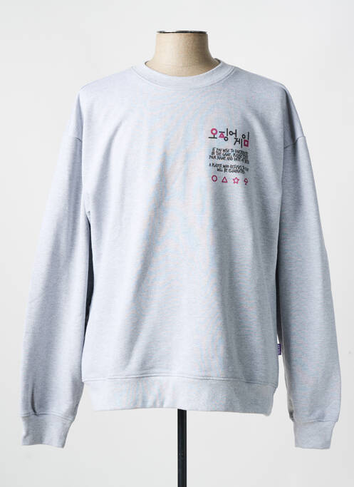 Sweat-shirt gris TEALER pour homme
