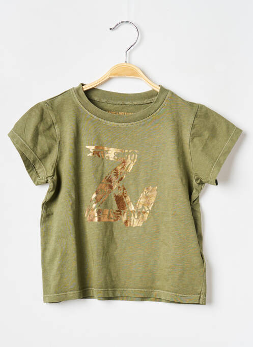 T-shirt vert ZADIG & VOLTAIRE pour fille