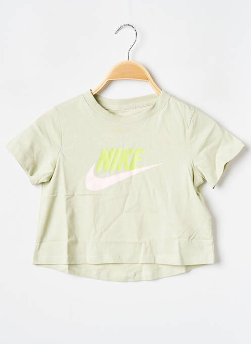 T-shirt vert NIKE pour fille