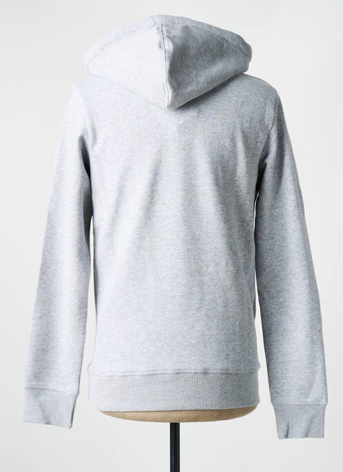 Sweat-shirt à capuche gris JACK & JONES pour homme