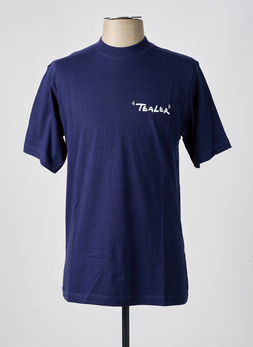 T-shirt bleu TEALER pour homme