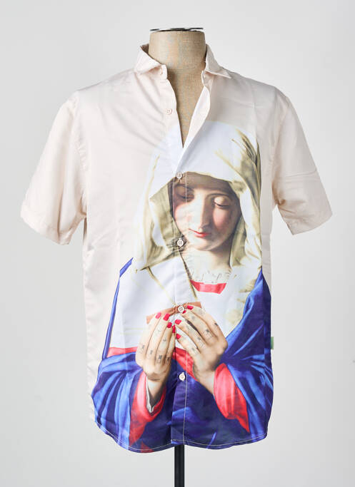 Chemise manches courtes beige TEALER pour homme