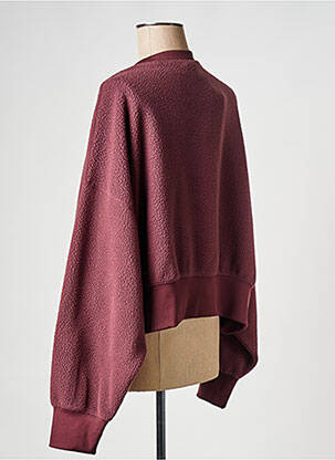 Sweat-shirt col rond rouge NIKE femme