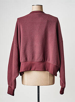 Sweat-shirt col rond rouge NIKE femme