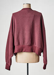 Sweat-shirt rouge NIKE pour femme seconde vue