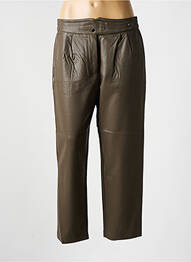 Pantalon 7/8 marron SEE U SOON femme