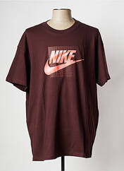 T-shirt marron NIKE pour homme seconde vue