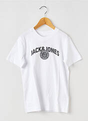 T-shirt blanc JACK & JONES pour garçon seconde vue