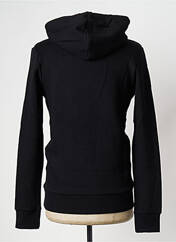 Sweat-shirt à capuche noir JACK & JONES pour homme seconde vue