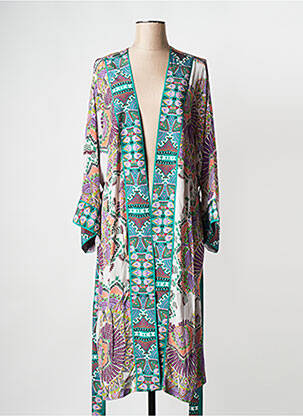 Veste kimono vert STELLA FOREST femme