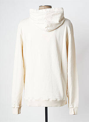 Sweat-shirt à capuche col rond blanc KULTE homme