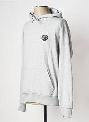 Sweat-shirt à capuche gris NEW BALANCE pour homme seconde vue