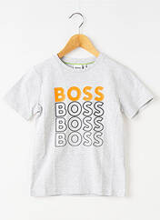 T-shirt gris HUGO BOSS pour garçon seconde vue