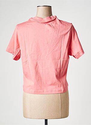 T-shirt col rond rose NIKE fille