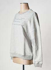 Sweat-shirt gris SWILDENS pour femme seconde vue