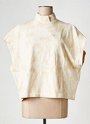 Top beige NIKE femme