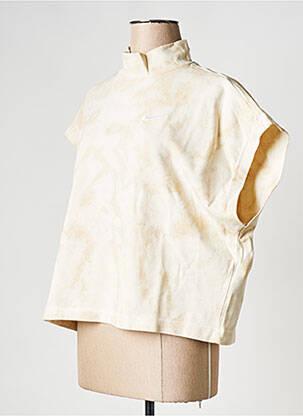 Top beige NIKE femme