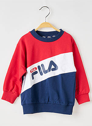 Sweat-shirt col rond bleu FILA fille