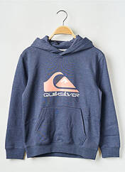 Sweat-shirt à capuche bleu QUIKSILVER pour garçon seconde vue