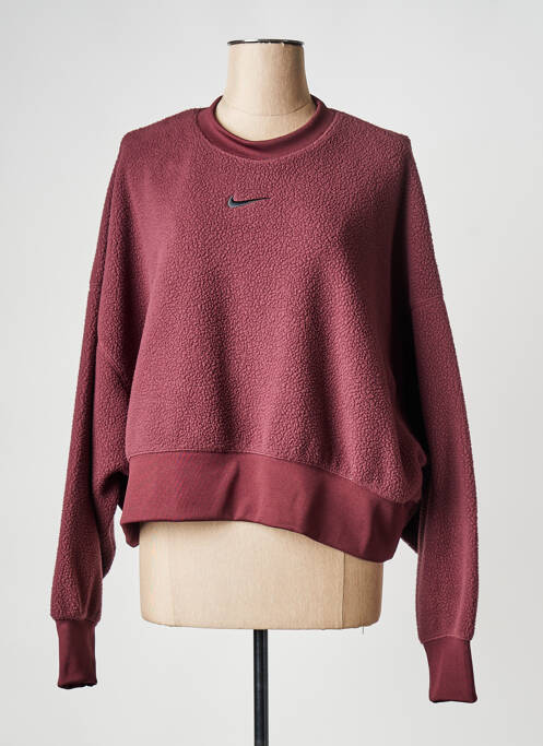 Sweat-shirt rouge NIKE pour femme