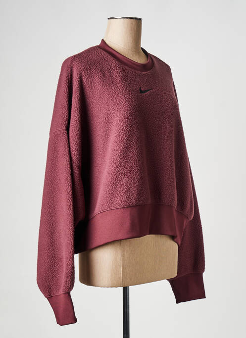 Sweat-shirt rouge NIKE pour femme