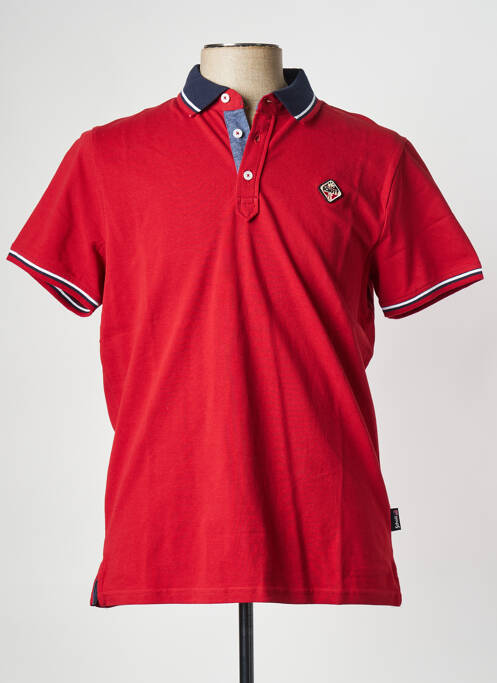 Polo rouge SCHOTT pour homme