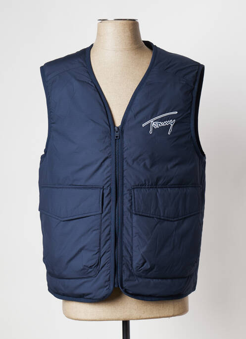 Blouson bleu TOMMY HILFIGER pour homme