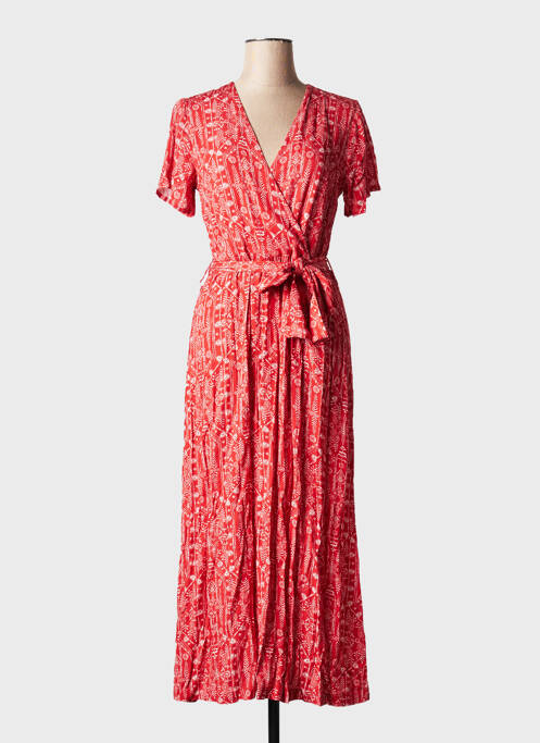 Robe longue rouge LA FEE MARABOUTEE pour femme