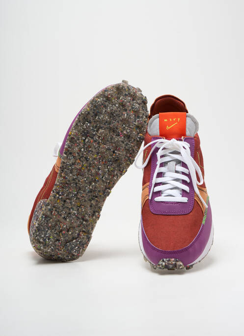 Baskets orange NIKE pour homme