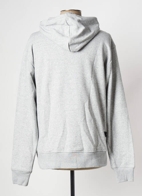 Sweat-shirt à capuche gris NEW BALANCE pour homme