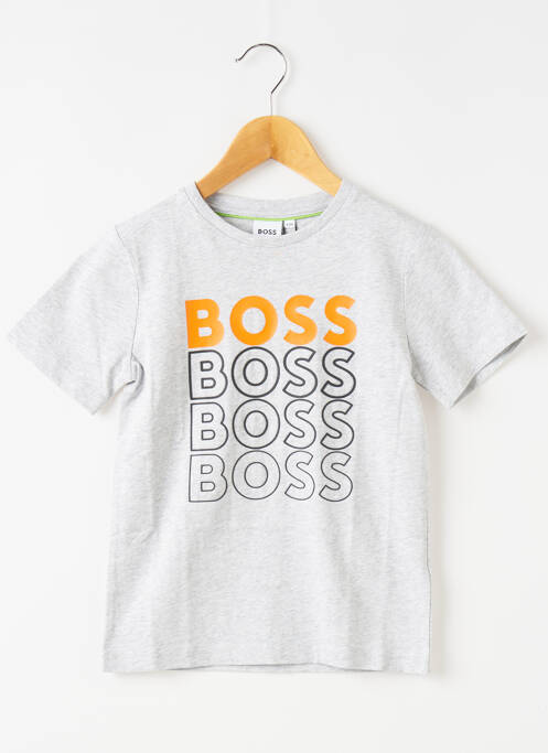 T-shirt gris HUGO BOSS pour garçon
