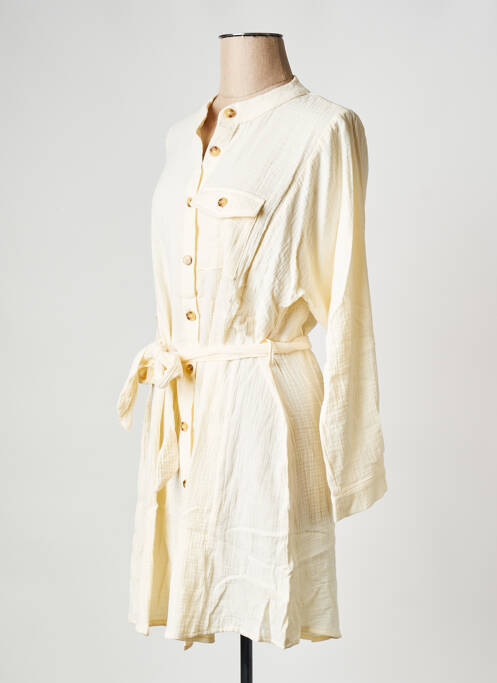 Robe mi-longue blanc GRACE & MILA pour femme