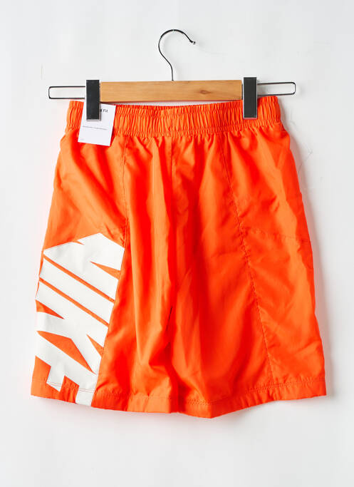 Short orange NIKE garçon
