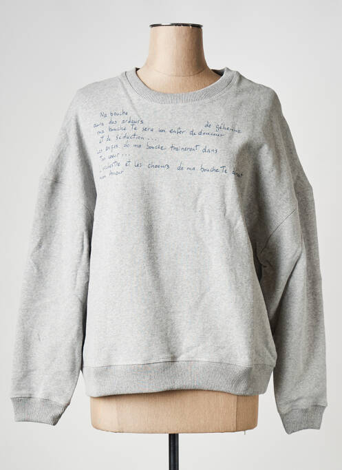 Sweat-shirt gris SWILDENS pour femme