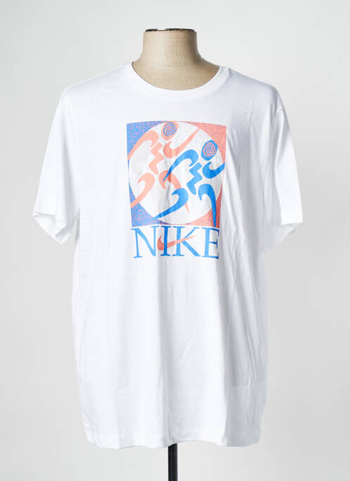 T-shirt blanc NIKE pour homme
