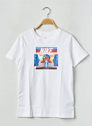 T-shirt col rond blanc NIKE enfant