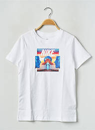 T-shirt col rond blanc NIKE enfant